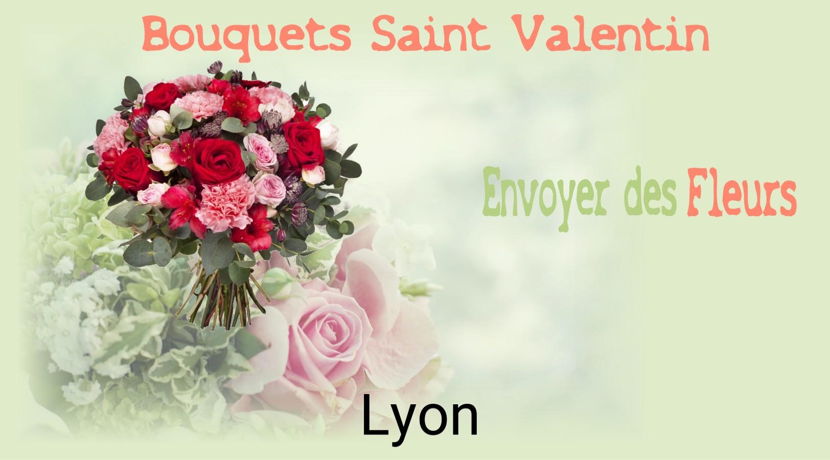 Roses de Saint-Valentin livrées à Lyon